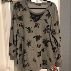 Lane Bryant sweatshirt with lace